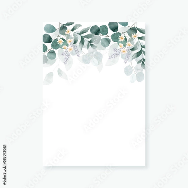 Obraz wedding invitation templates posters