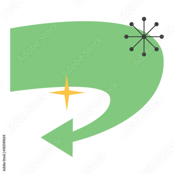 Obraz Retro Arrow Mid Century