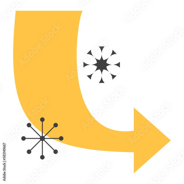 Obraz Retro Arrow Mid Century