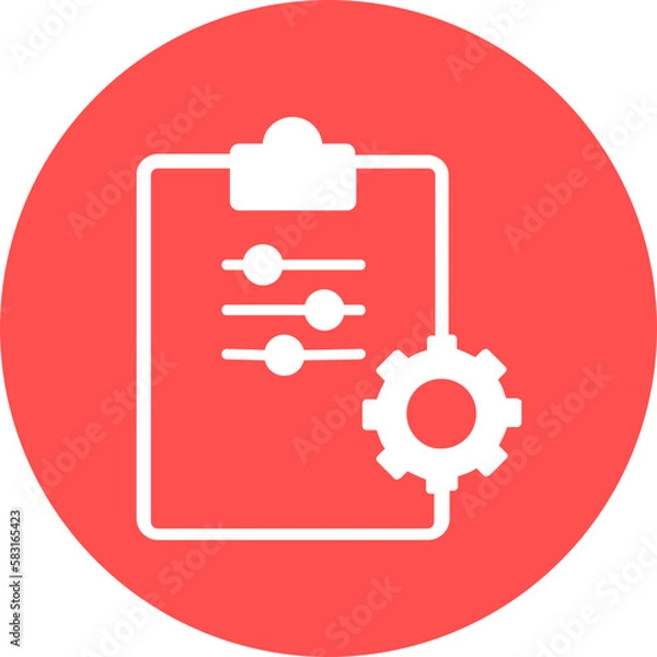 Fototapeta Preferences Vector Icon

