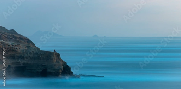 Fototapeta Sunset Cliffs Couple