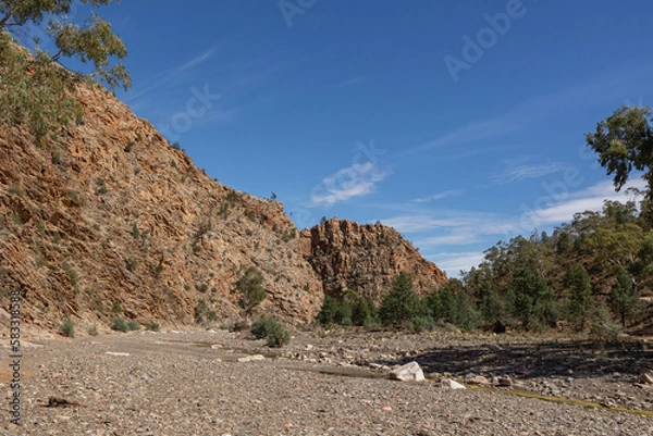 Fototapeta dry river bed