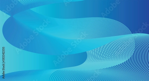 Obraz abstract blue wave background