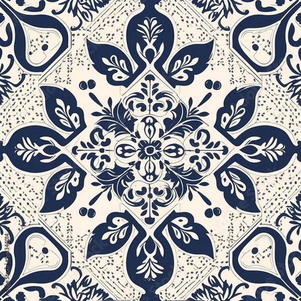 Obraz Seamless Design Pattern for Textile Design