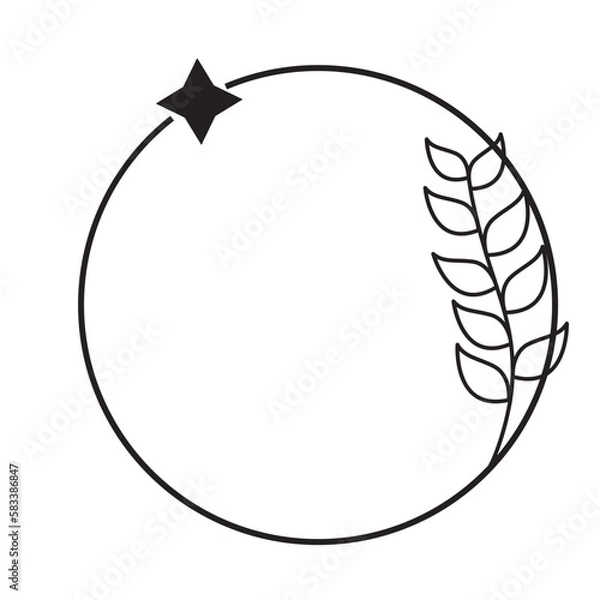 Fototapeta Aesthetic Frame