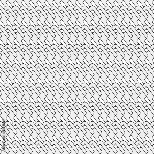Fototapeta Diagonal simple lines seamless pattern, Background repeating