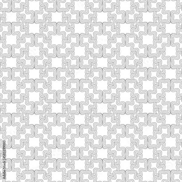 Fototapeta Complex lines seamless pattern, Background repeating