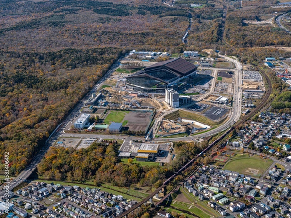 Obraz 建設中のエスコンフィールド