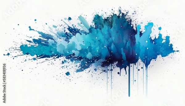 Obraz abstract watercolor background (Generative AI)