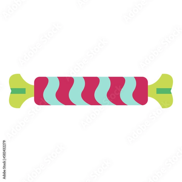 Fototapeta candy flat icon style
