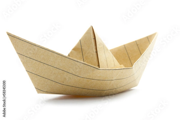 Obraz origami boat