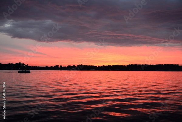 Fototapeta Lake Evening