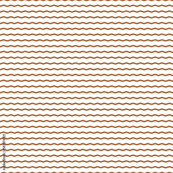 Obraz brown waves seamless repeat pattern