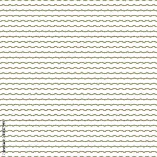 Obraz olive green waves seamless repeat pattern