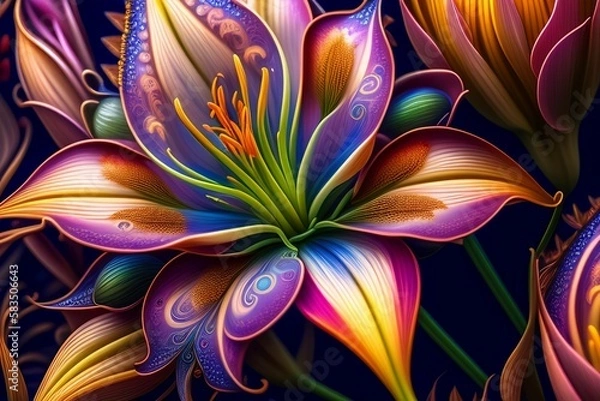 Obraz flower background