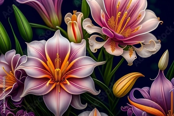 Obraz flower background