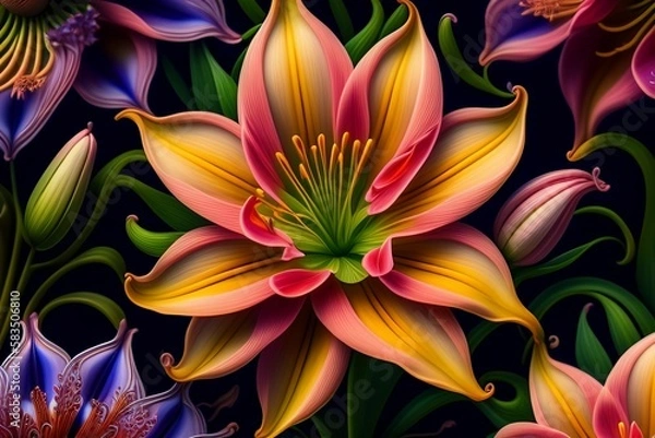 Obraz flower background