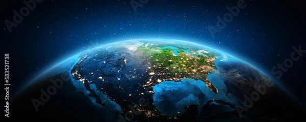 Obraz United States from space