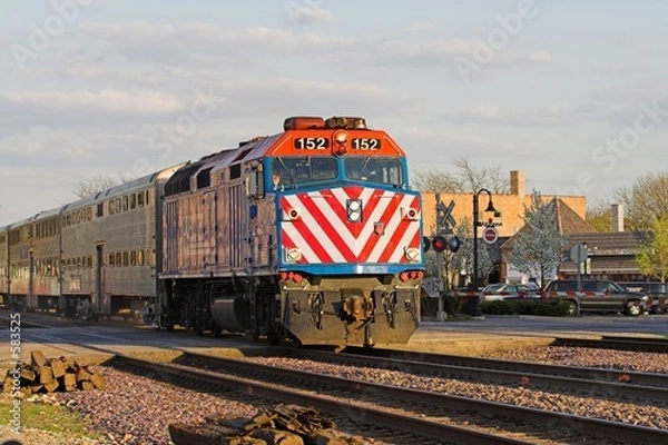 Obraz pociąg podmiejski