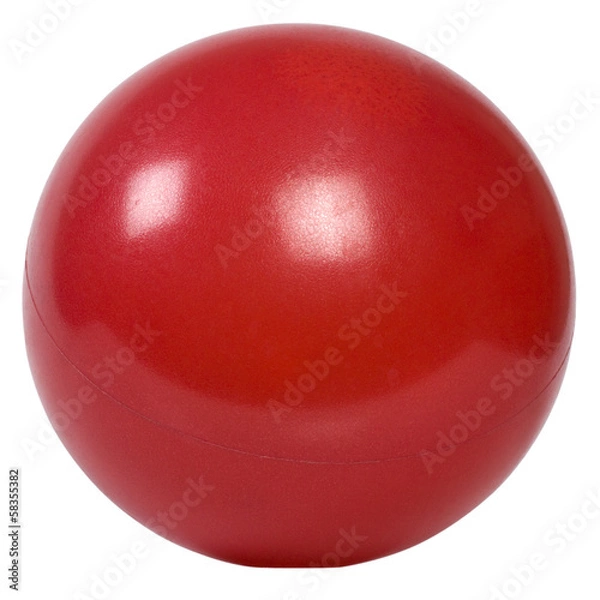 Obraz Smiley face on a red ball