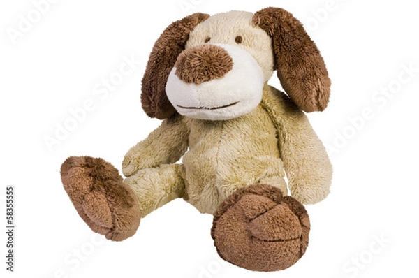 Obraz Close-up of a stuffed dog toy