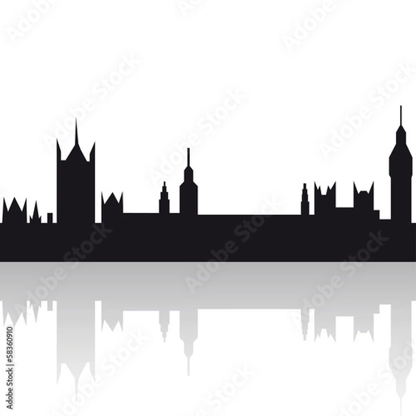 Fototapeta Buildings silhouettes