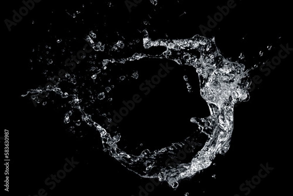 Obraz Water splash isolated