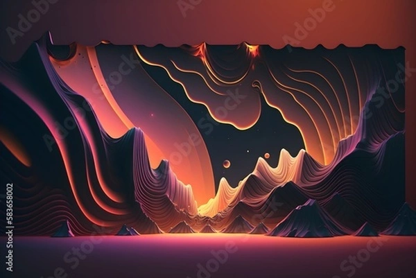 Obraz Abstract Fire Background