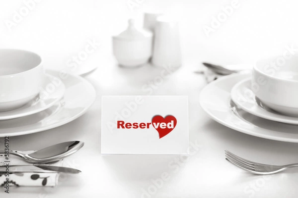 Fototapeta Reserved for lovers