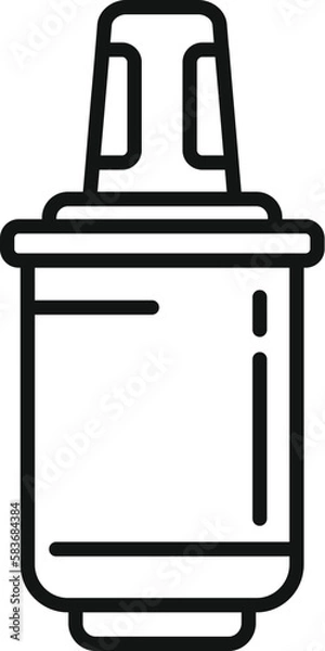 Fototapeta Tank system icon outline vector. Water purification. Clean drink