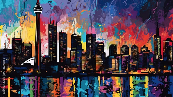 Obraz Toronto in colors