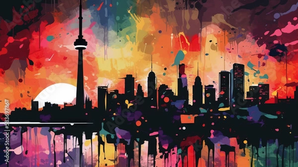 Obraz urban Toronto city skyline