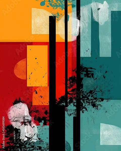 Obraz Abstract colorful art