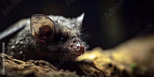 Fototapeta Resting Bat, Generative AI