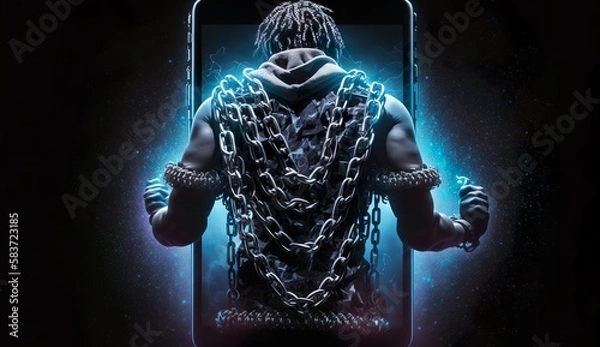 Obraz Generative AI
futuristic, digital, cybertech, matrix, hologram, high-tech, systems, world tech, cybernet, 