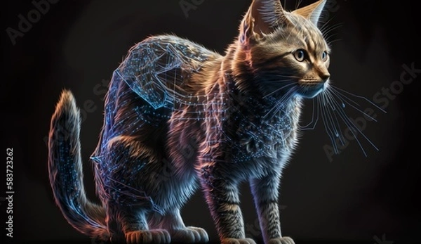 Obraz Generative AI
futuristic, digital, cybertech, matrix, hologram, high-tech, systems, world tech, cybernet, 