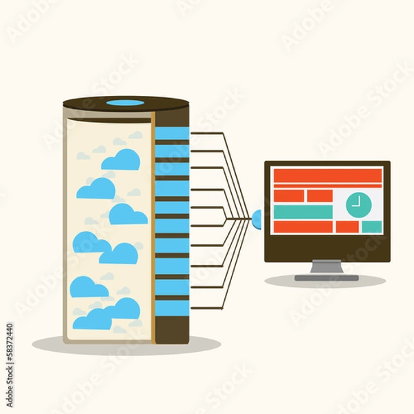 Obraz Server and workstations computing