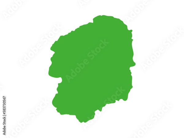 Obraz 日本の栃木県の形