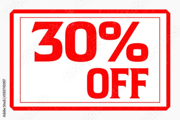 Fototapeta 0% OFF Red Stamp text on white background.