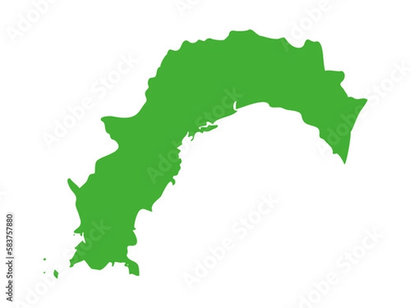 Obraz 日本の高知県の形