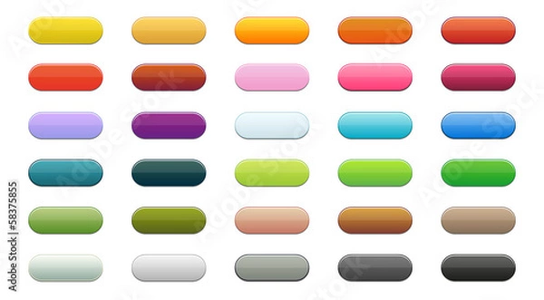 Fototapeta Zestaw przycisków