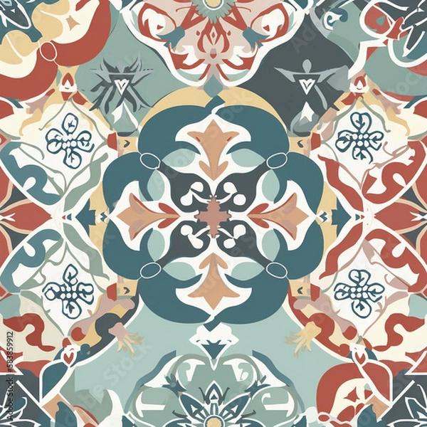 Obraz seamless pattern with flowers