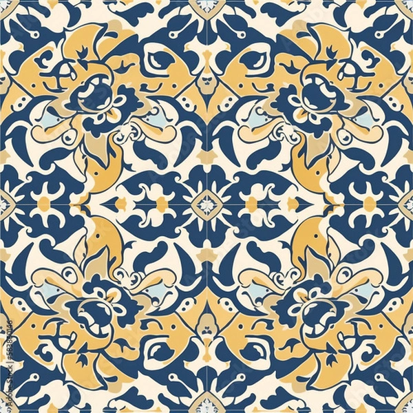 Obraz seamless pattern with flowers