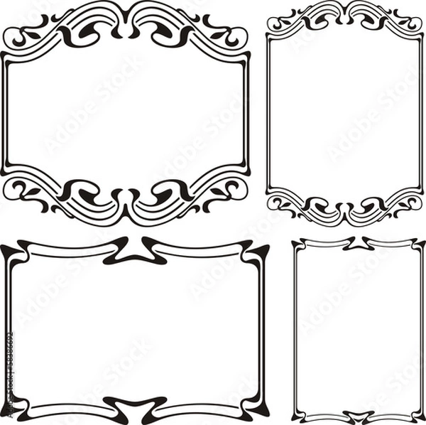 Obraz art deco - frame