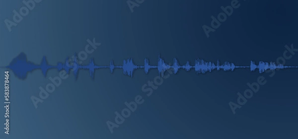 Fototapeta waveform