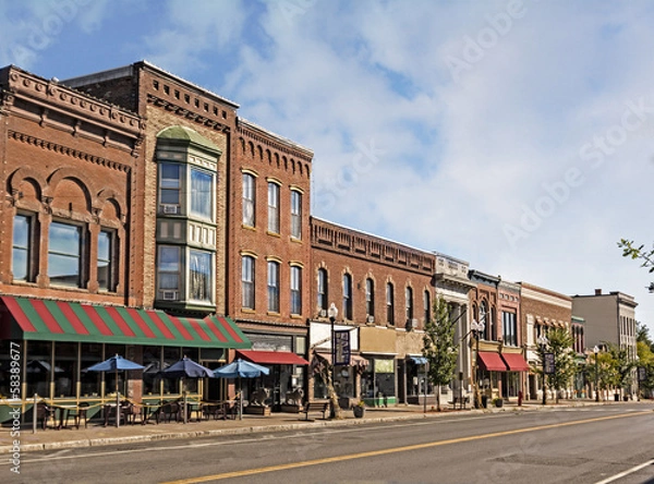 Obraz Główna ulica