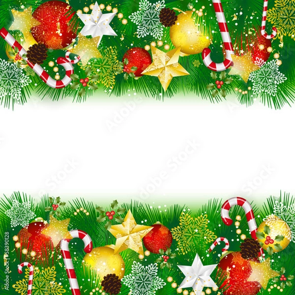 Fototapeta クリスマス　デコレーション　Candy Cane