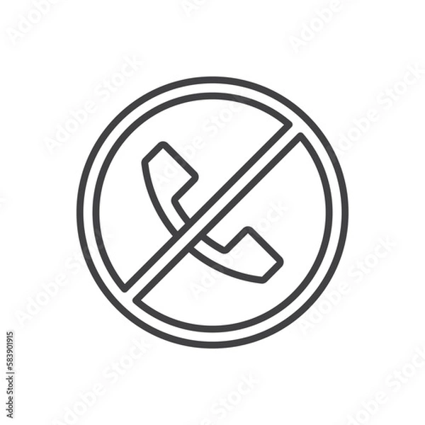 Obraz Call Block Icon