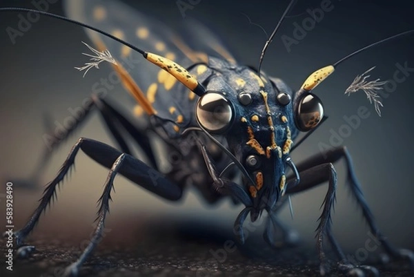 Fototapeta insects created using AI Generative Technology