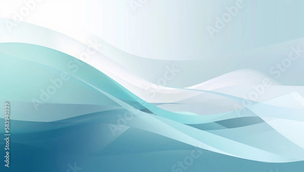 Fototapeta abstract blue background, Generative AI